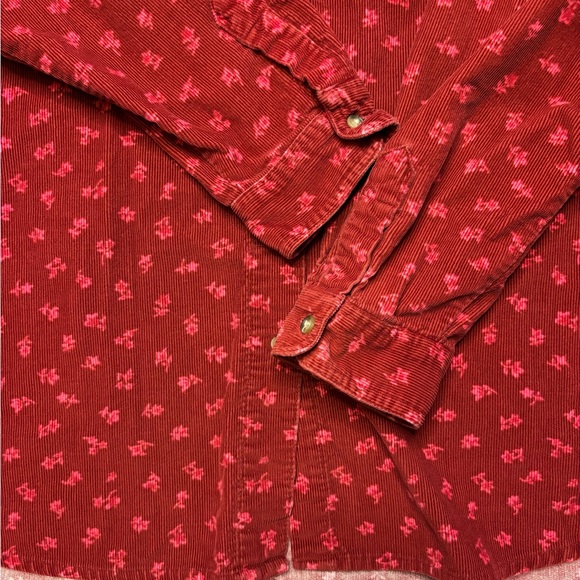 90s Vintage Disney's Winnie The Pooh Bear Embroidered Fall Corduroy Long Sleeves - Picture 7 of 9